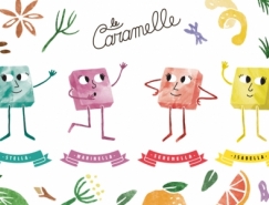 Sabadì — Le Caramelle插画风格糖果包装设计
