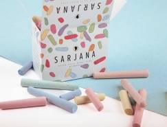 Sarjana彩色粉笔包装设计